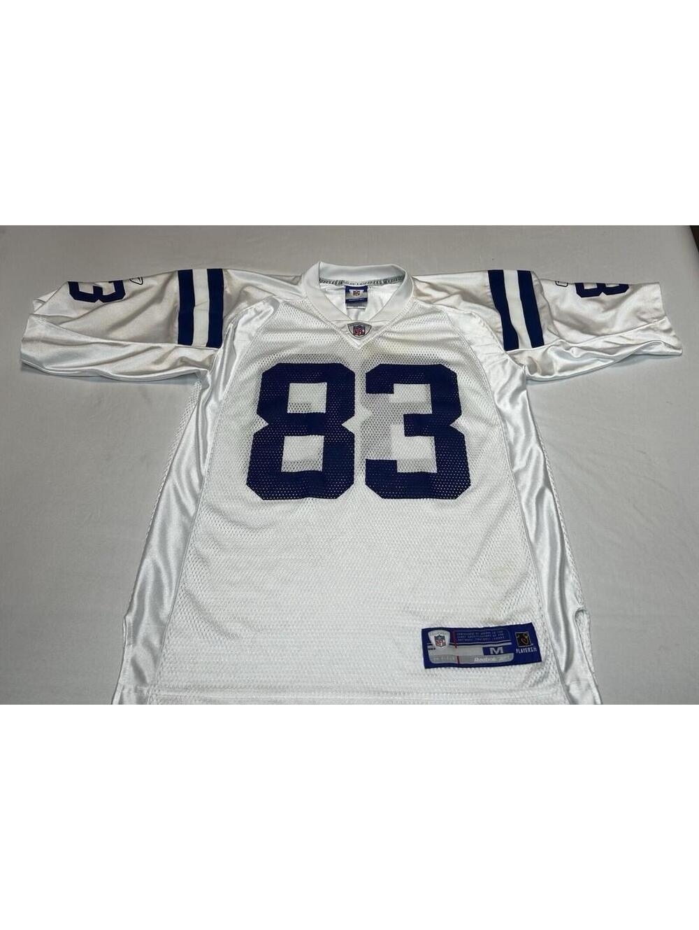 Reebok NFL Indianapolis Colts #83 Brandon Stokley Jersey Mens M White Away
